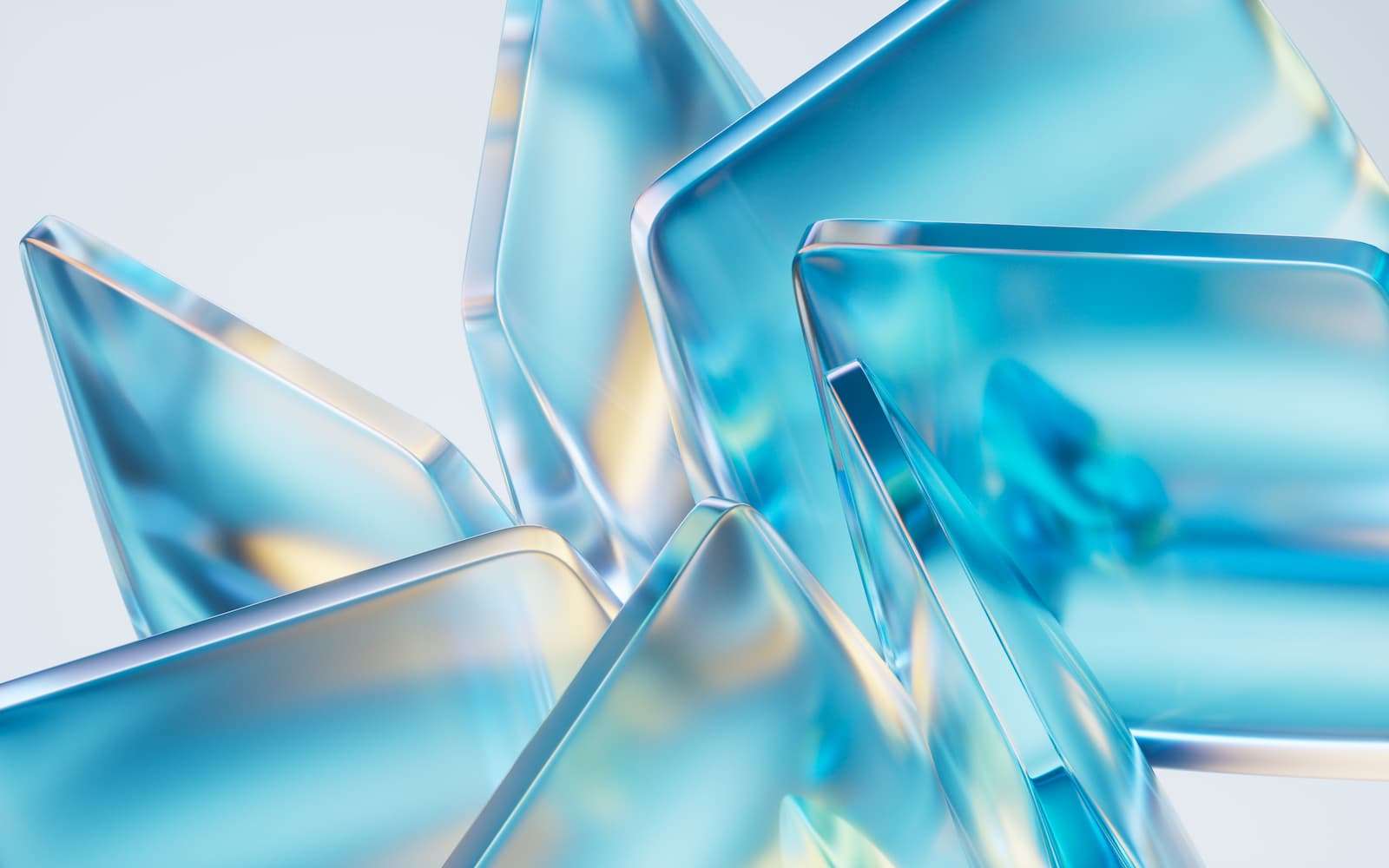 Layered glass panels representing hidden cost pressure and gradual margin erosion inside a business
