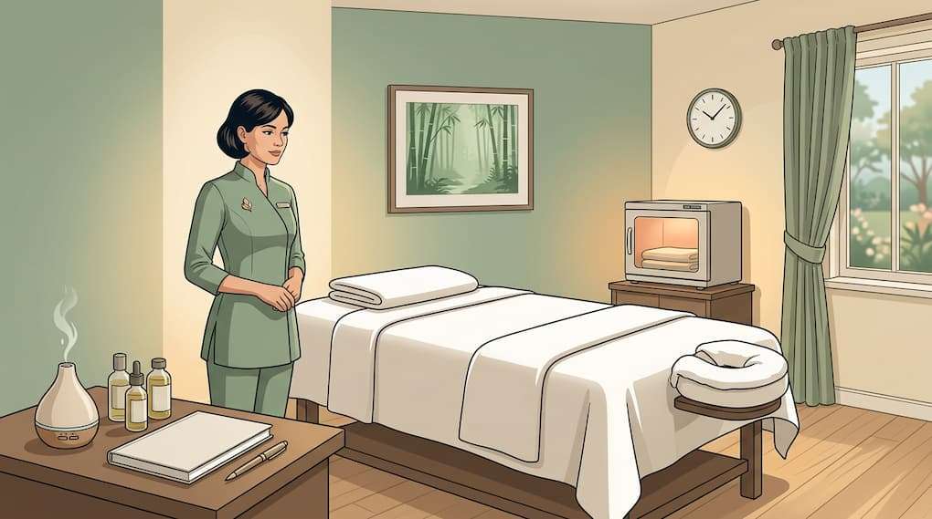 spa staff supporting membership services without corresponding treatment activity