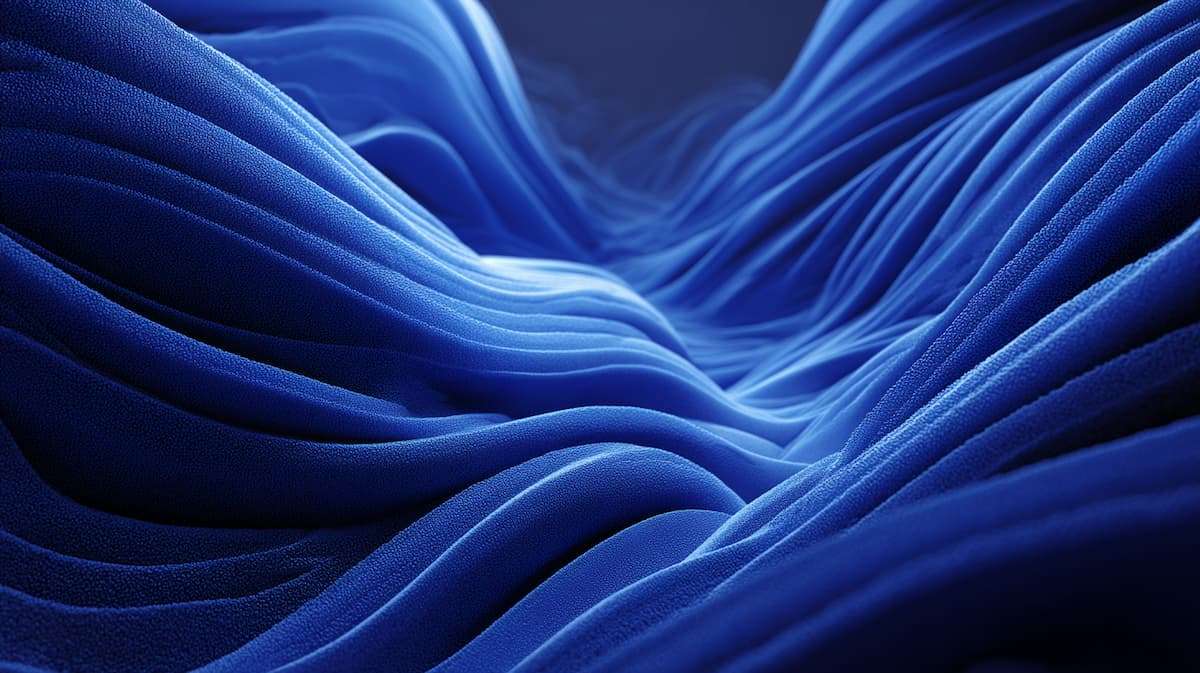 Blue layered ecommerce liquidity flow representing cash conversion cycle pressure and working capital constraints.